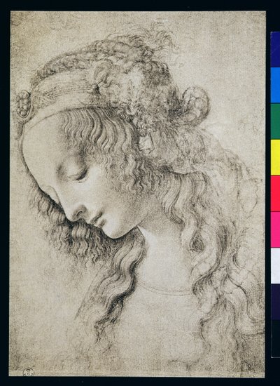 Study for the Head of Mary Magdalene by Leonardo da Vinci